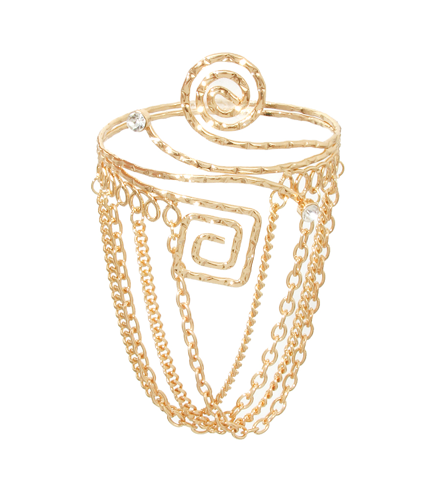 Arm Cuff Bracelet, Gold Arm Cuff Bracelet With Chains, Arm Cuff Jewelry, Upper Arms Cuff